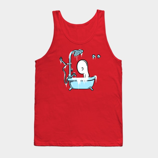 Bath and Shower - Freeze Bath Tank Top by flyingmouse365